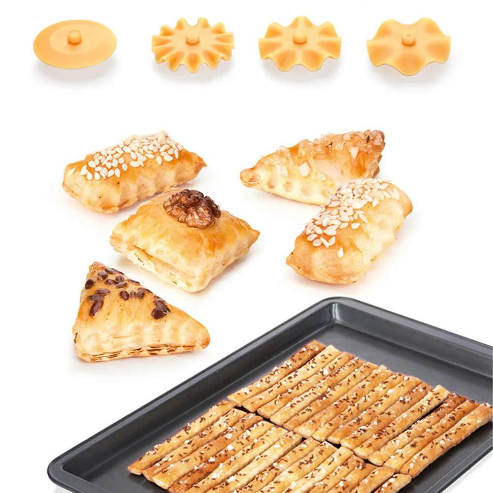 

Plastic Baking Tool Pull Net Wheel Pizza Pastry Lattice Roller Cutter Kitchen Ravioli Maker Cutters Square Round Pizza Cutting