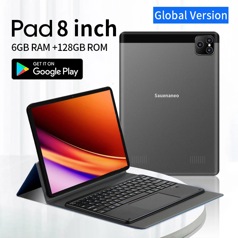 

2023 Global Version Tablet PC Android 9.0 Tablets 6GB+128GB 8 inch 1280*800 Dual SIM + TF Card Slot 3G 4G Call Phone Tablet Wifi