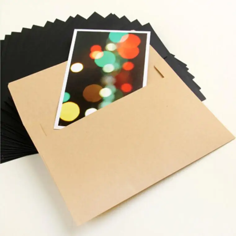 

10pcs/lot 160*110mm Retro Window Message Card Letter Stationary Gift Envelopes For Party And Weeding Festival Invitations