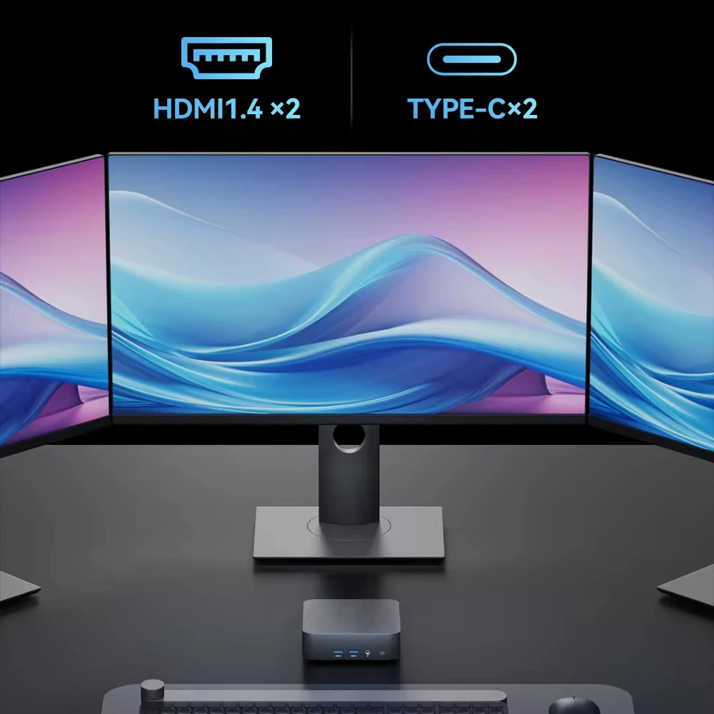 Фото Портативный мини-ПК Windows 11 Core i9 8950HK Настольный компьютер 16 ГБ LPDDR4 1 ТБ/2 ТБ M.2 SSD WIFI6 BT5.2 Ультрамаленький карманный ПК геймер №5