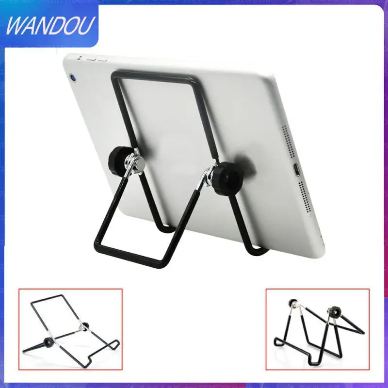 

Stable Laptop Stand Rotating Design Wire Bracket Non-slip Front Design Folding Stand Tablet Pc Parts Foldable Design