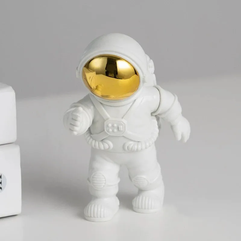 3 шт. декоративная статуэтка астронавта из смолы