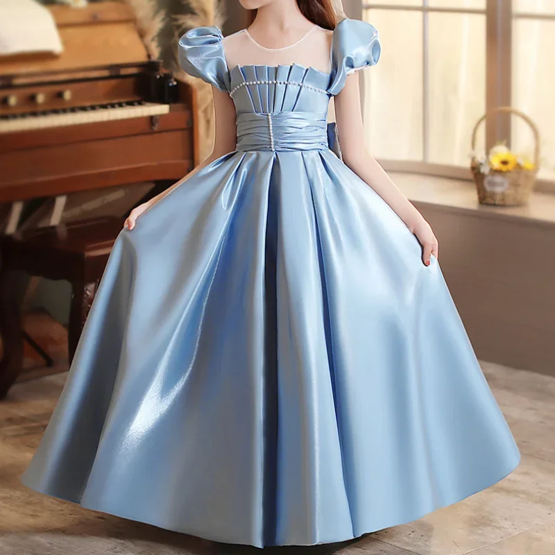 

Платье ТРАПЕЦИЕВИДНОЕ из тафты, с круглым вырезом, длиной до пола