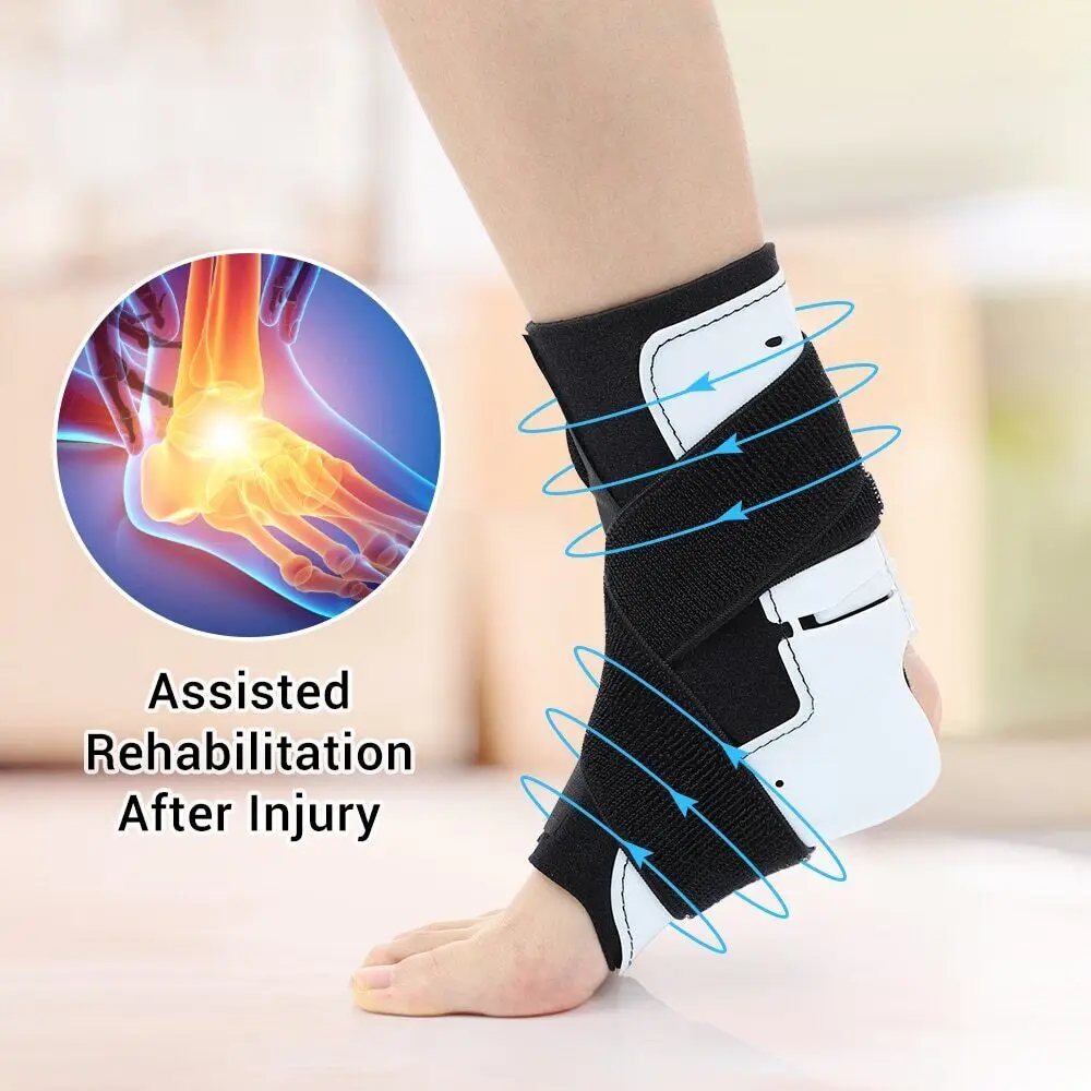 

Ankle Foot Brace Hemiplegia Fixed Splint Orthosis Sports Joint Droop Adjustable Support Rehabilitation Equipment Guards Strips