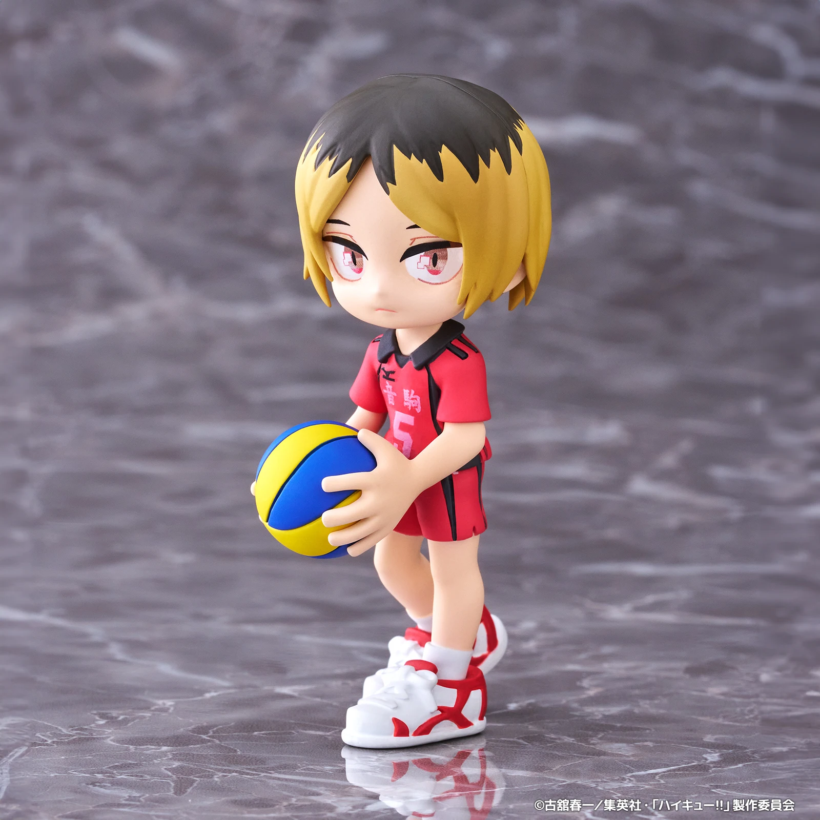 Фото Оригинальная фигурка Bushiroad, креативная модель Haikyuu Q Version, 9 см, аниме, коллекционные экшн-игрушки, подарки №5