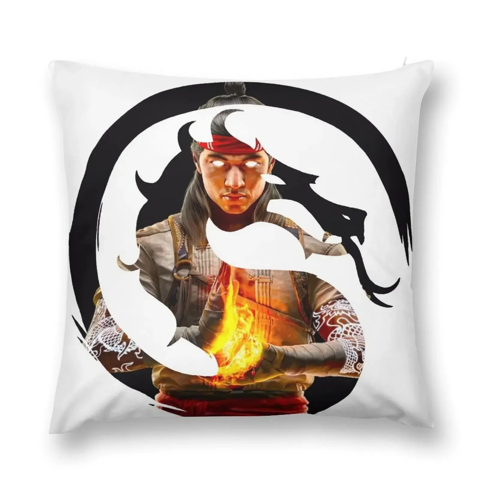 Фото Mortal Kombat Fire God Liu Kang декоративная подушка Рождественские наволочки Чехлы для диванной подушки №1