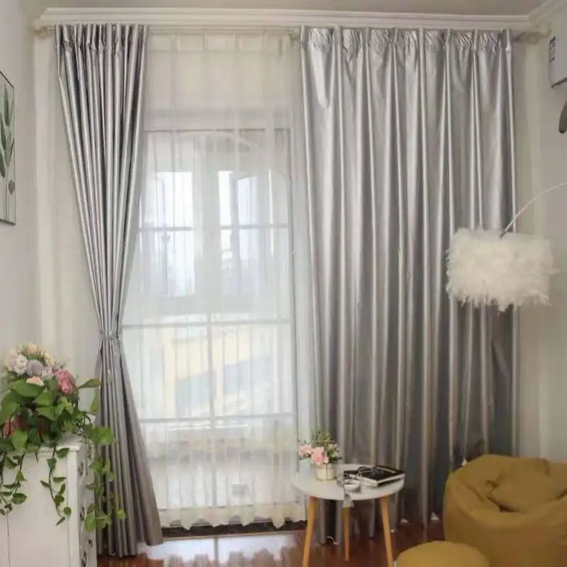 

Полностью затемняющие шторы из ткани Оксфорд, солнцезащитные шторы, спальни, балконы, съемные комнаты, без необходимости пробивать яркость, без коробки передач