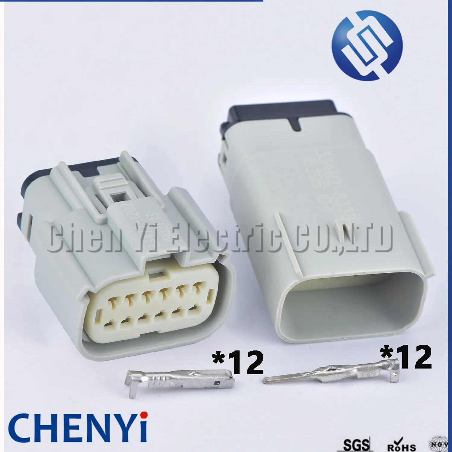 

1 set molex 12 Pin female 33472-1202 Headlight Socket Automotive waterproof connector Lamp Light Connector 33482-1202 33472-1207