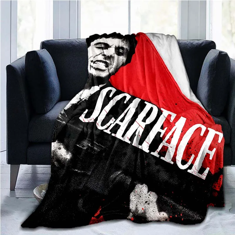 SCARFACE MOVIE for Hiking Picnic Thick Quilt Fashionable Bed