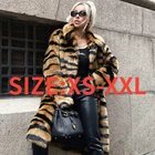 Новинка, женские Искусственные меховые пальто, длинные женские пальто из искусственного меха, женские зимние пальто