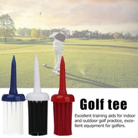 10pcs golf tees brush driver plastic durable golf training tool golf tees 52mm golf supplies for driver accessories random y3d1