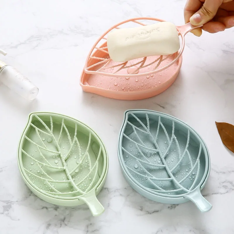 

Soap Box Bathroom Bathtub Creative Double Drainage Soap Holder Bathroom Travel Soap Holder Cute Shape Bathroom Accessories