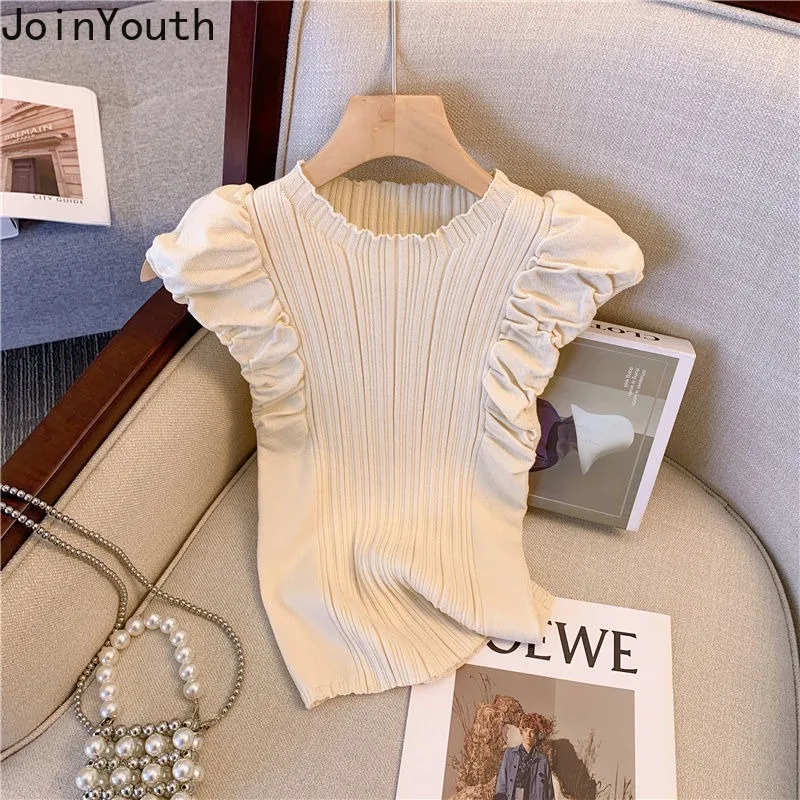 Однотонные рубашки для женщин футболки-туники без рукавов летние футболки