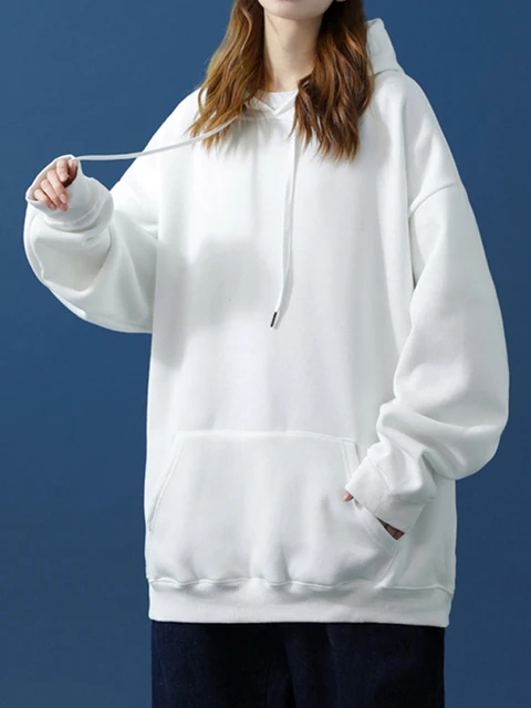 LEGIBLE 2022 New Oversize Hoodies Women pulovers Hooded Cotton Thicken Warm Loose Hoodie Women Sweatshirts Female 2
