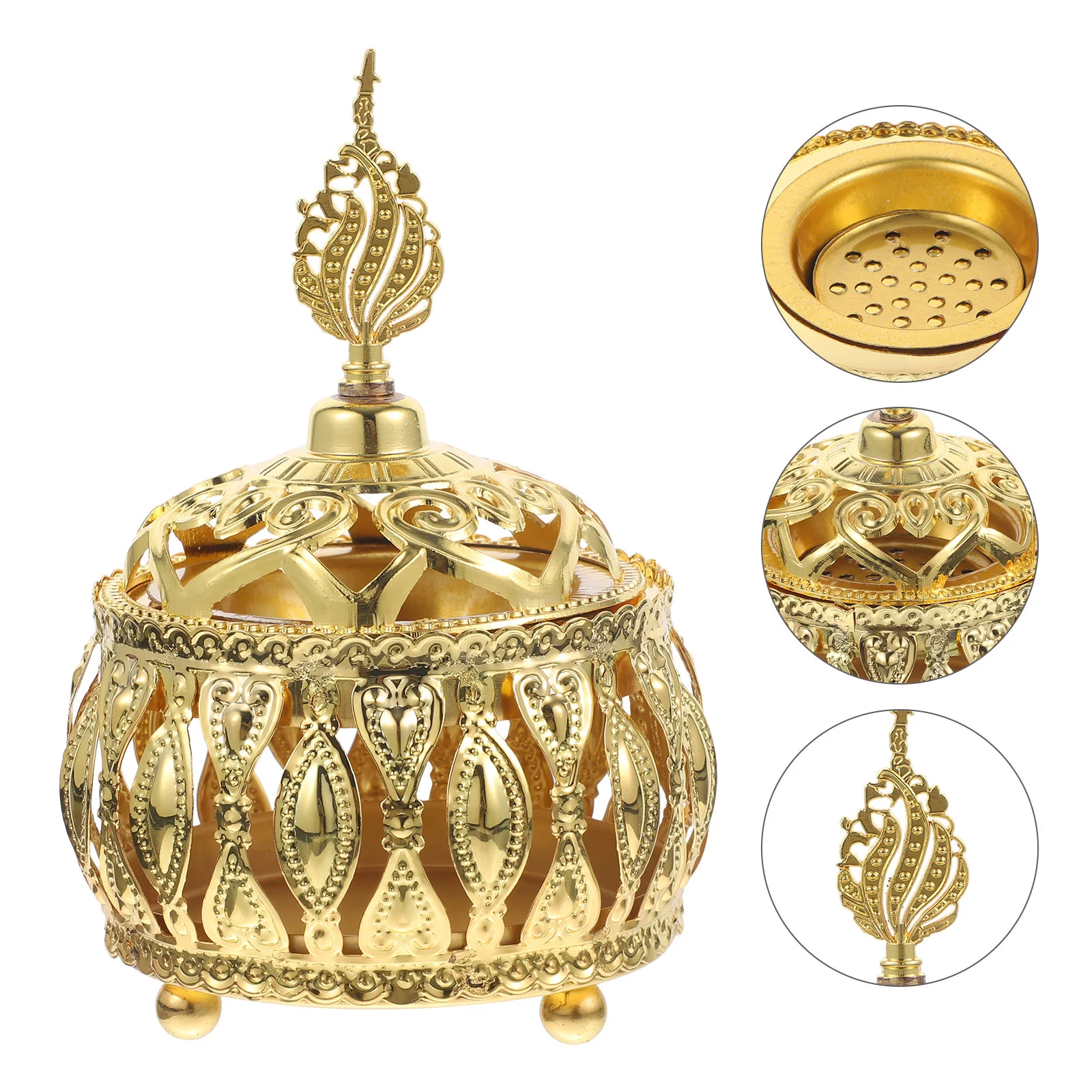 

Настольное украшение, золотой декор, подставка для горелки, ручные конусы