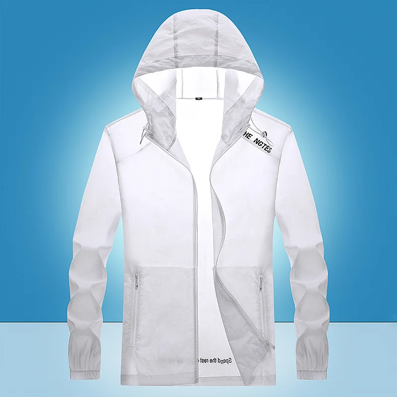 

Men Outdoor Sun Protection Jackets Clothing Men's Ultra-thin Breathable Jacket Lightweight Shirt Fishing Summer Skin New