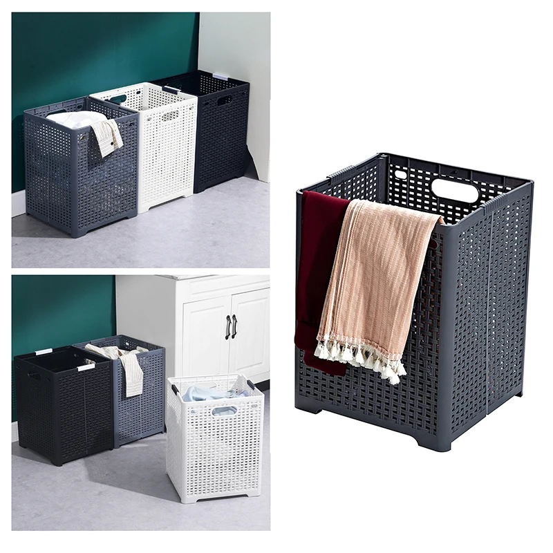 

Breathable Laundry Basket Large Dirty Clothes Storage Basket Collapsible Laundry Hamper Toys Organizer Basket bedroom storage