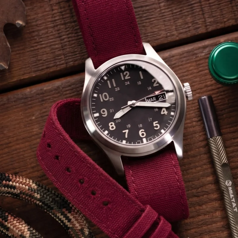Фото Универсальный нейлоновый ремешок для часов 18/20/22 мм для Seiko 5/SNK Series Omega Rolex IWC Mark XVIII Montblanc Longines №4