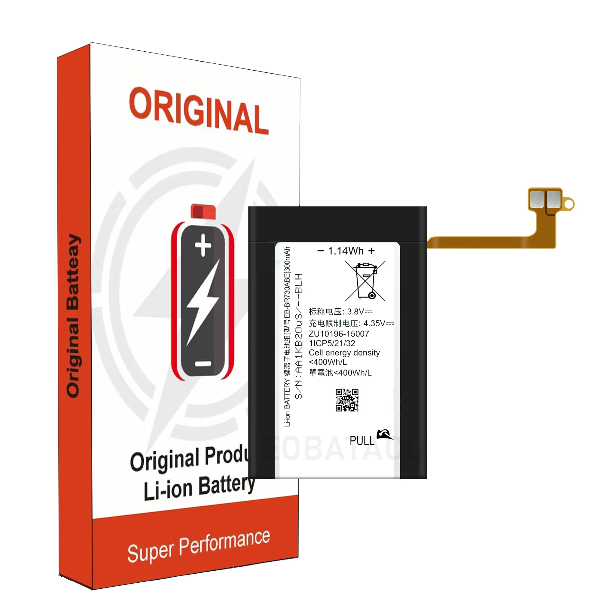 Новый аккумулятор EB-BR730ABE 300 мАч для Samsung Gear Sport SM-R600 S2 3G SM-R730A/R730V/R730S/R730T/R735T +