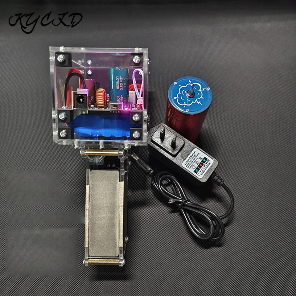 Portable Handheld Tesla Coil Artificial Lightning 10/13cm Electric Arc High Voltage Generator Scientific Experiment Tesla Coil