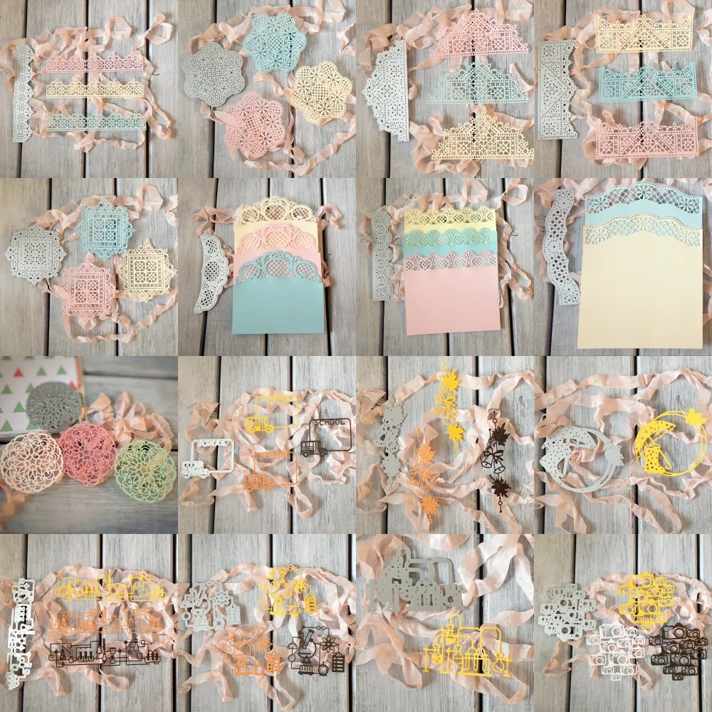 

2023 Table Napkin and Borders Metal Cutting Dies for Scrapbooking and Card Making Paper Craft Album Decorative Embossing Cut Die
