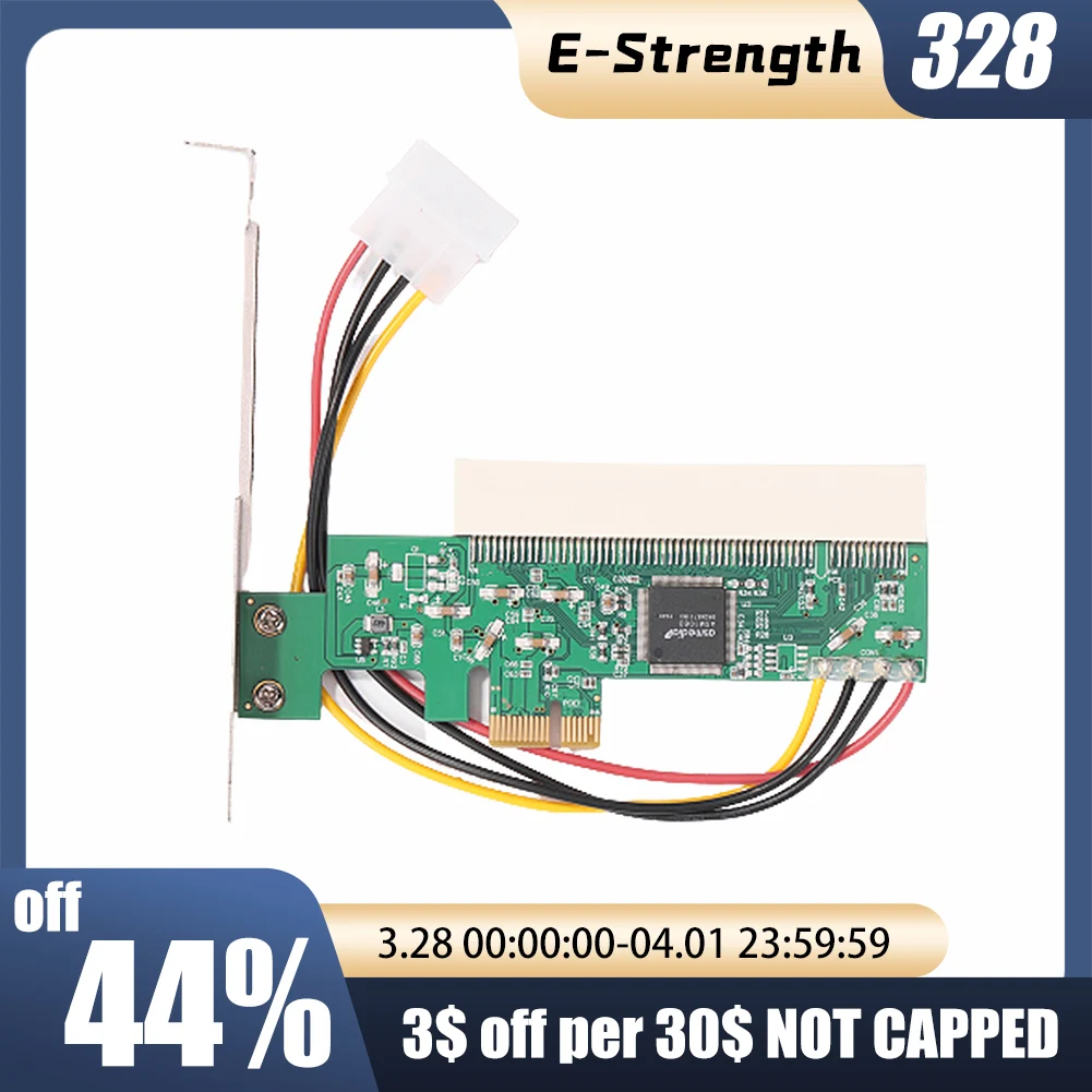 

PCI Express X1 to PCI Express X16 Expansion Riser Card ASM1083 Chipset PCI-E Converter Adapter Cards with 4 Pin Power Connector