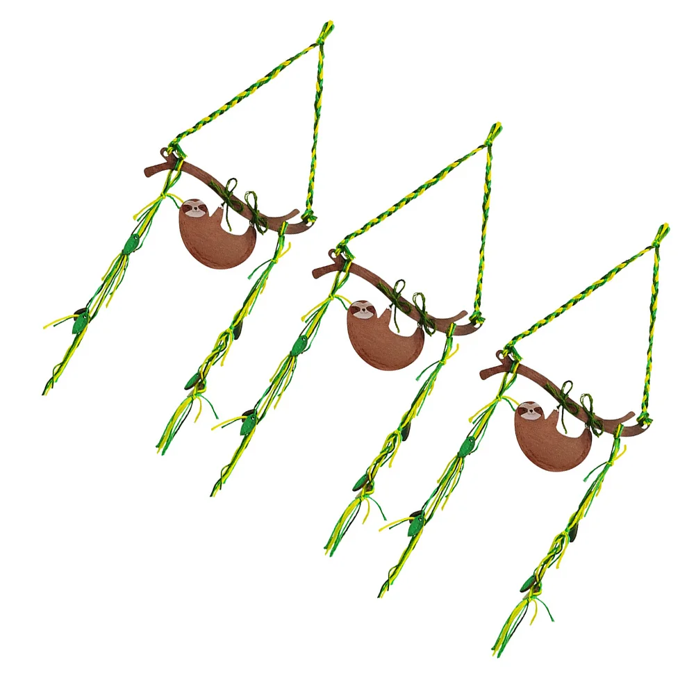 

3 комплекта, деревянные подвесные украшения для дома