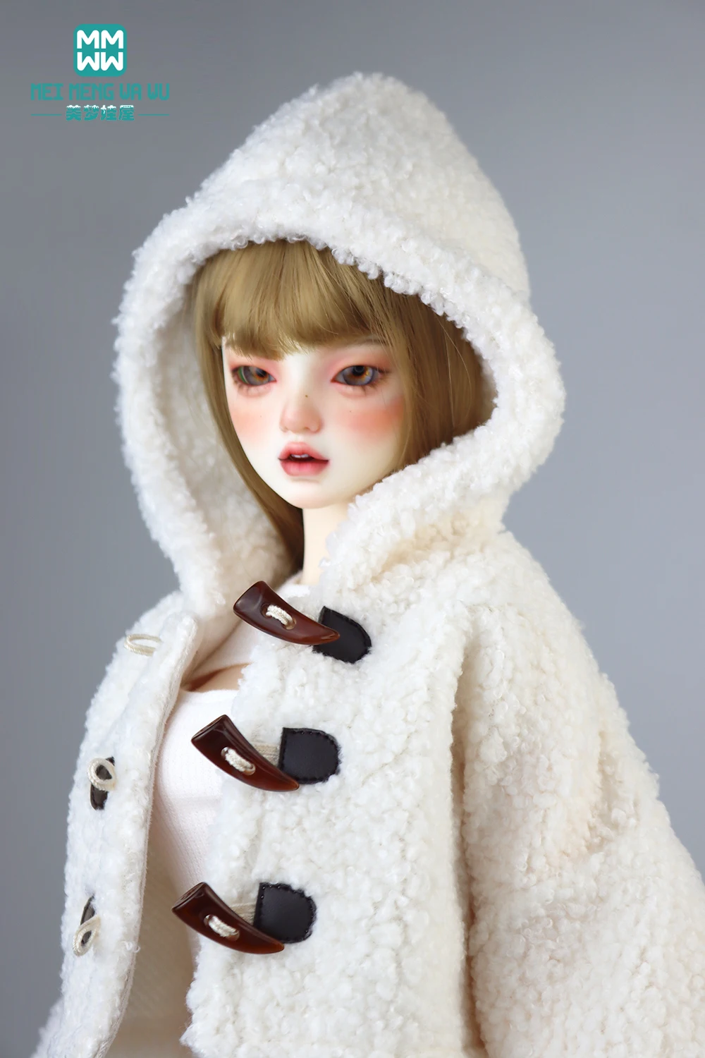 Одежда для кукол BJD DD SD13 58-60 см 1/3 модные аксессуары куртка Sherpa розовая