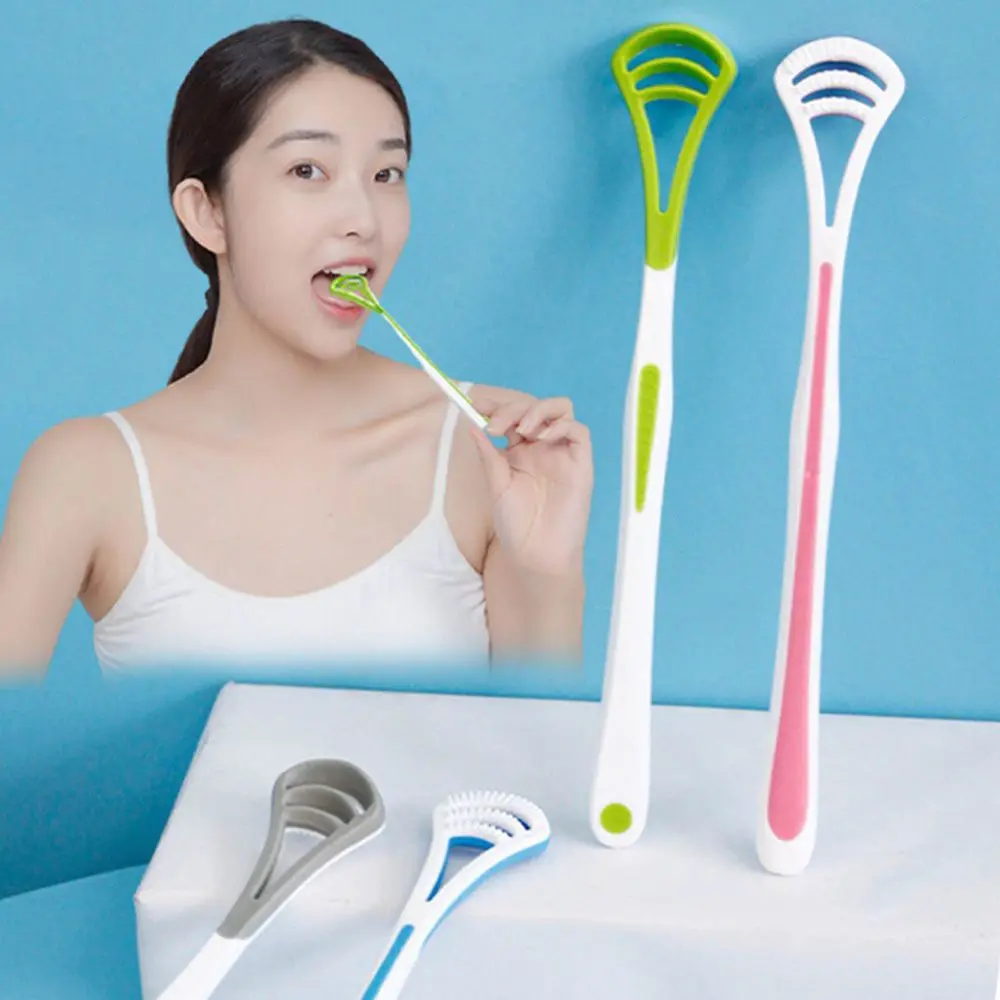 

2022 New Tongue Scraper Cleaner Oral Care Cleaning Tongue Scraper Brush Keep Fresh Breath Tongue Coating Oral Hygiene Care Tools