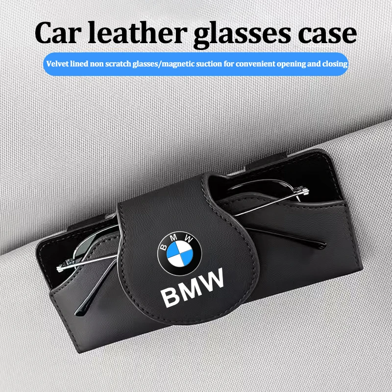 Автомобильные очки дневной козырек от солнца кожаный зажим для очков