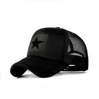 baseball cap five pointed star net cap hip hop breathable cap men and women summer outdoor sunshade cap trend