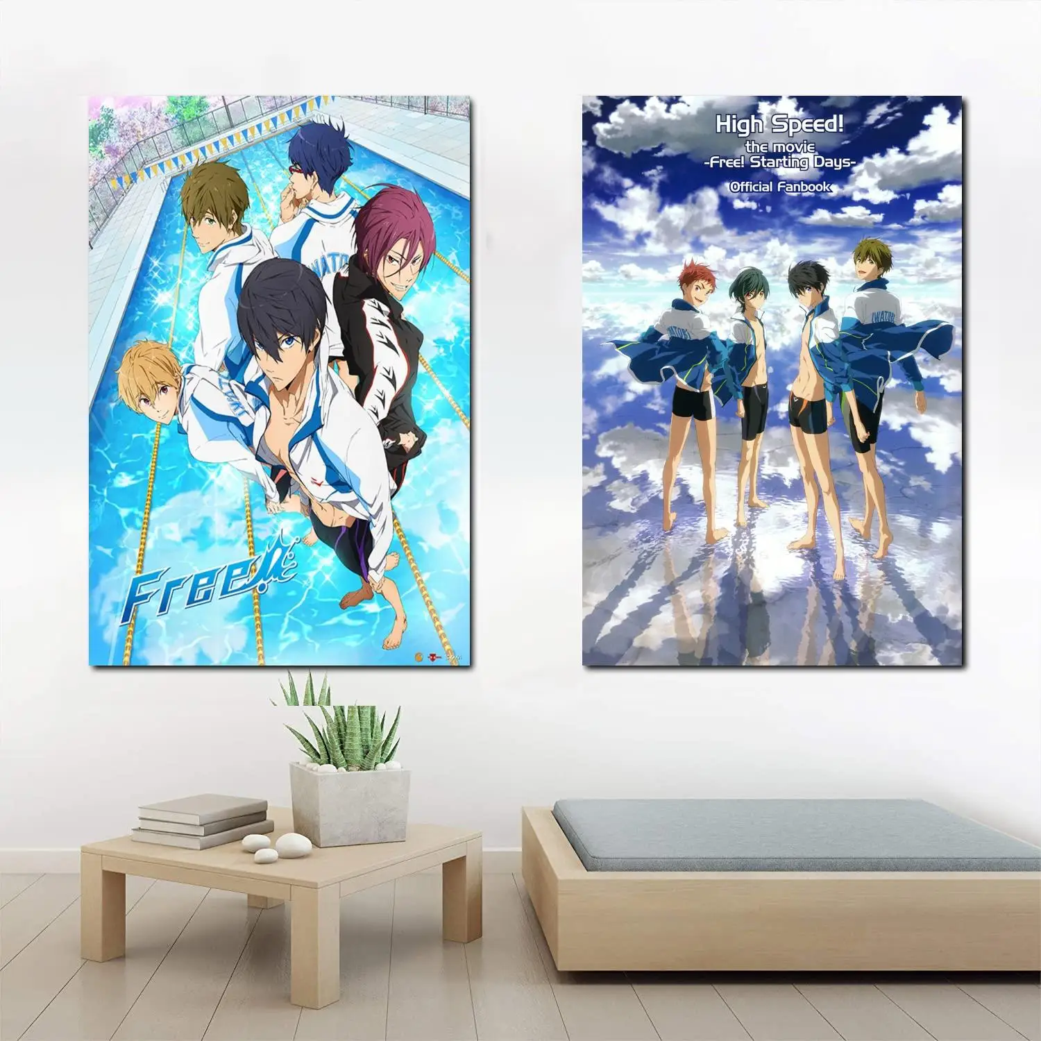 Художественный постер без манги Картина на холсте Nanase Haruka HD Настенная картина