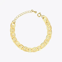 enfashion geometric hollow link chain bracelets for women gold color fashion jewelry friends gift pulseras mujer wholesale b2189