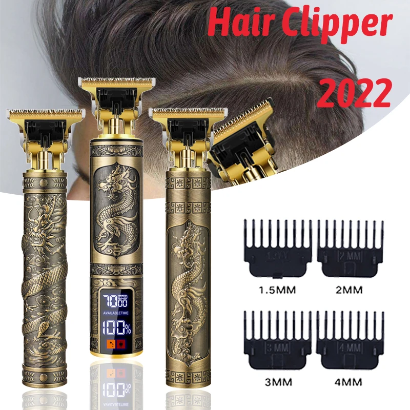 

Профессиональная машинка для стрижки волос, Беспроводная Машинка для стрижки волос T9 с зарядкой от USB