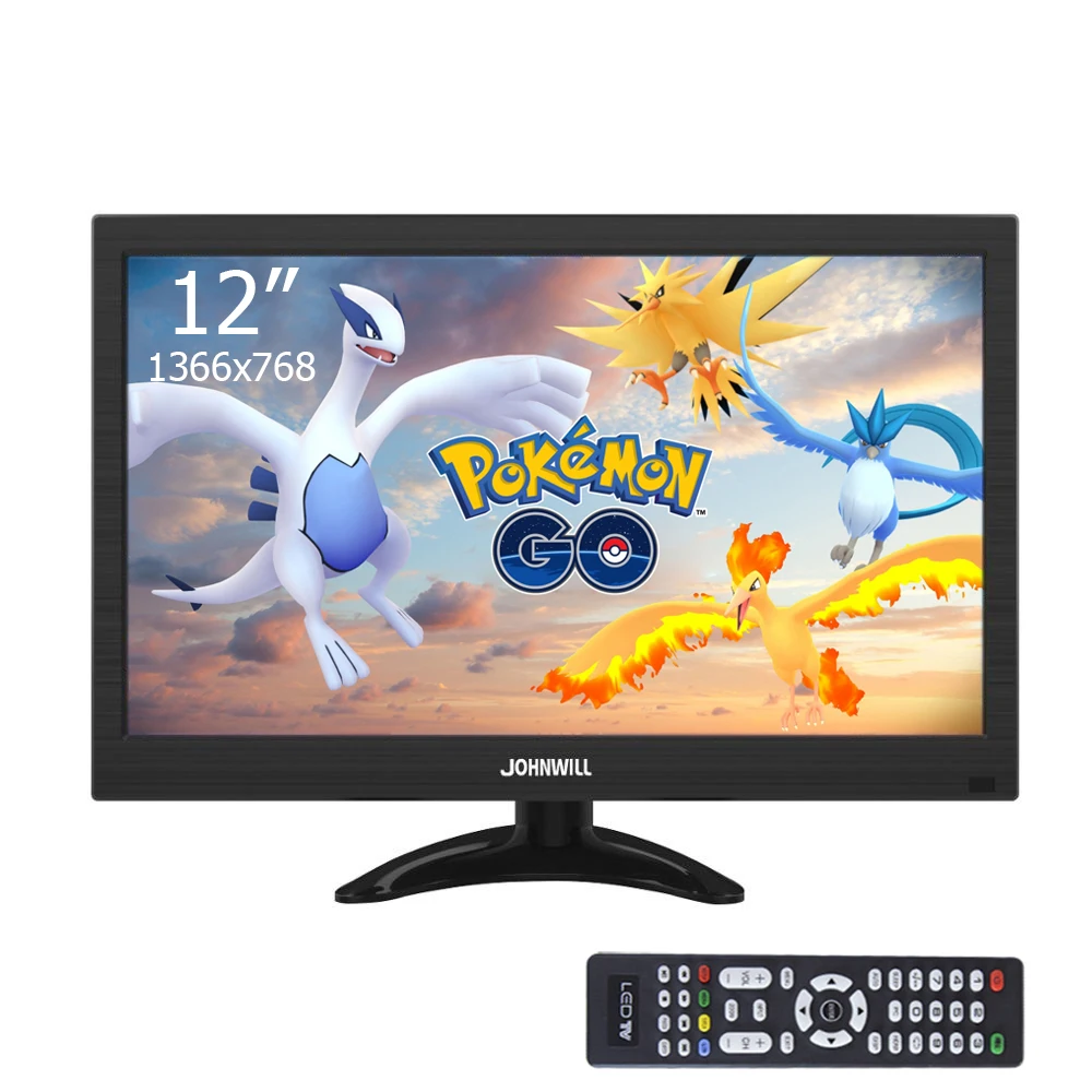 12 Inch Portable Monitor 1366X768 USB AV BNC VGA HDMI-compatible LCD Display PC Gaming Monitor For PS5 PS4 XBOX Computer Laptop