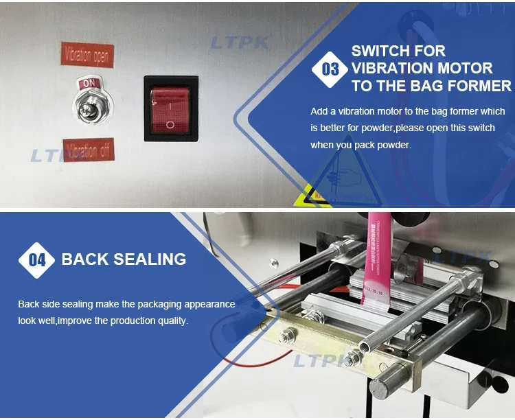 LTPK LT-BP200B Автоматическая вертикальная маленькая упаковочная машина для