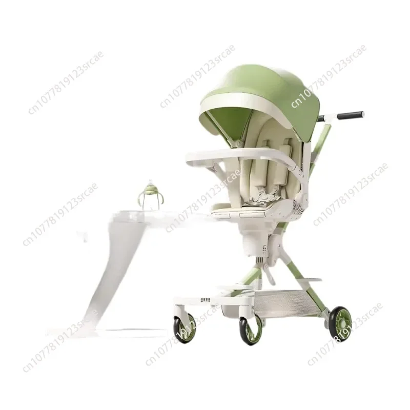 Складная детская коляска в один клик можно сидеть и лежать. Двусторонняя с