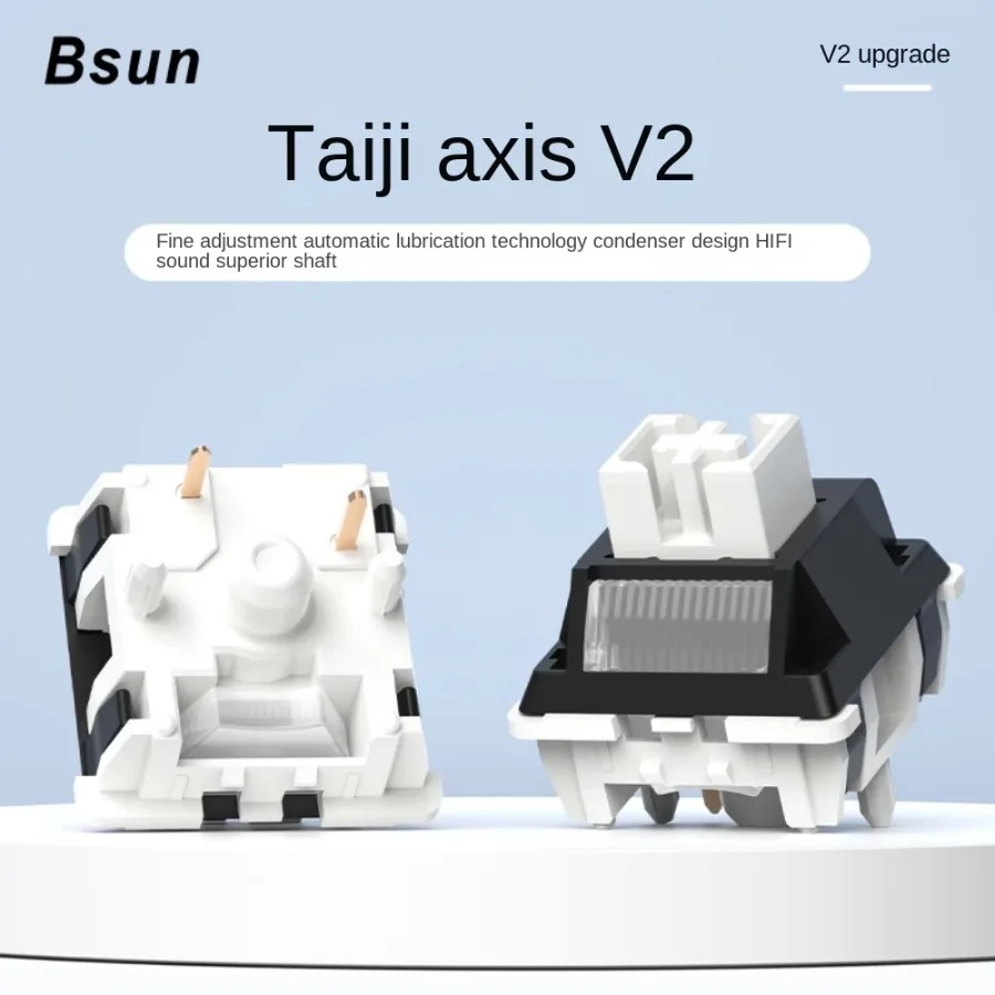 Bsun переключатель Tai Chi V1 V2 40gf линейный Гладкий звук HIFI маджонг механическая