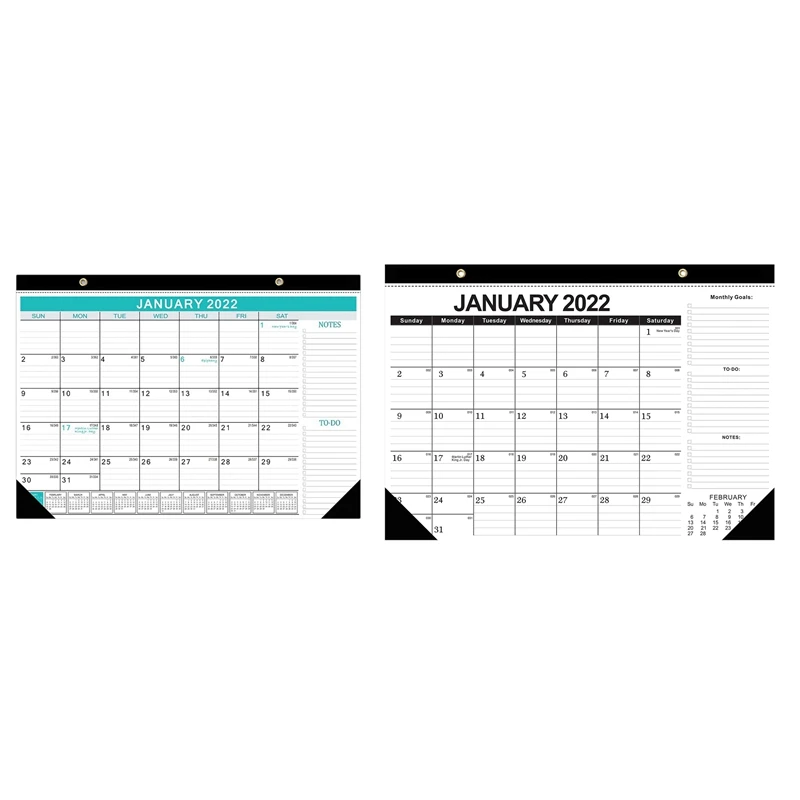 

Настольный календарь 2022-2023, настольный календарь на 18 месяцев, настенный календарь, большие линейные блоки для планирования и организации д...