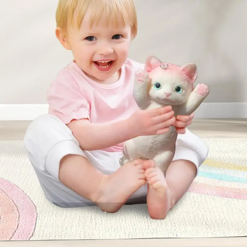 Игрушки для снятия стресса в форме кошки забавный милый мяч игрушки милые