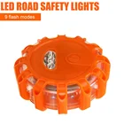 СВЕТОДИОДНЫЙ дорожный фонарь, автомобисветильник аварийный сигнальный фонарь, 9 режимов, работающий от батарейки, безопасный флэш-диск, маячок с магнитной базой, полицейский стробоскоп