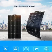 flexible solar panels 100w 200w 300w 400w 500w 600w for rv boat yachting outdoor travel supply 12v 24v home battery charger