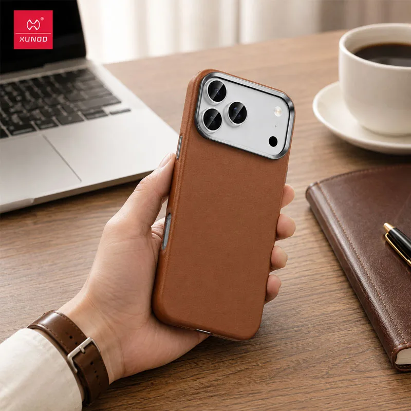 Чехол Xundd для iPhone 1717 Pro17 Pro Max с кожаной текстурой, магнитной зарядкой, совместимый с MagSafe, ударопрочный, защита от падений (art.: 3920dc92cd84e) - 3920dc92cd84e