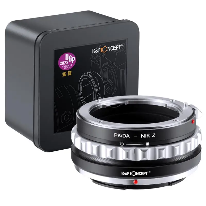 K&F CONCEPT PK/DA-NIK Z PK DA Lens to Z Mount Camera Adapter Ring For PK DA Mount to Nikon Z Z50 ZFC Z5 Z6 Z7 Z9 Camera enlarge