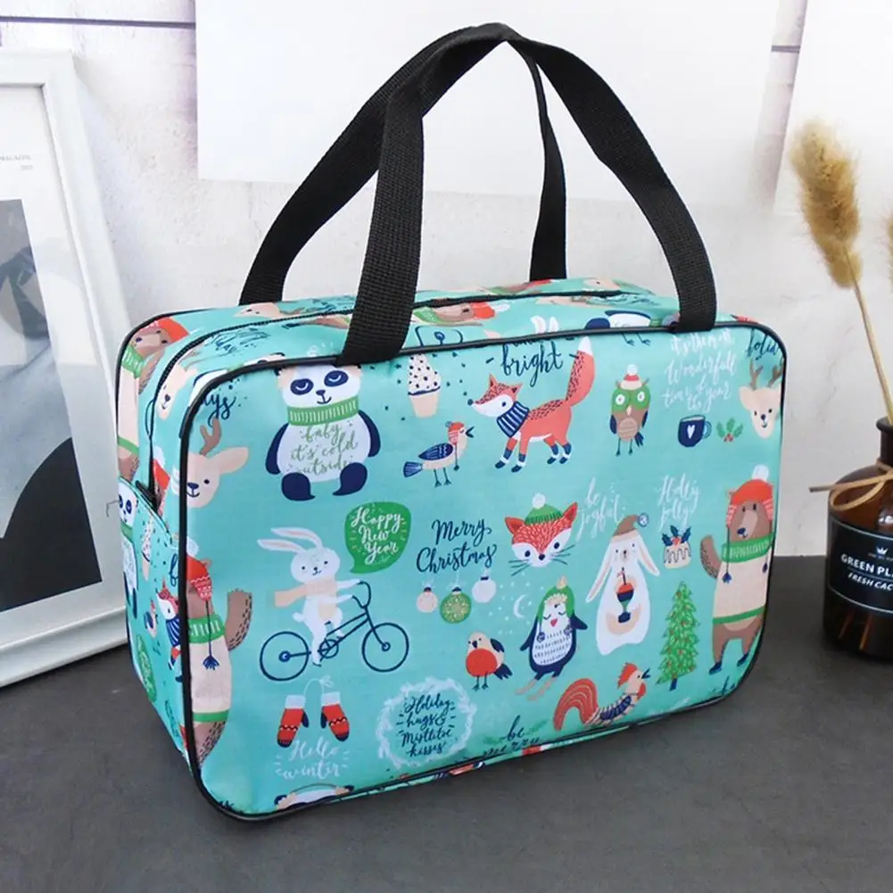 

Good Load Capacity 3 Colors Travel Cosmetic Storage Bag with Widened Handle for Camping