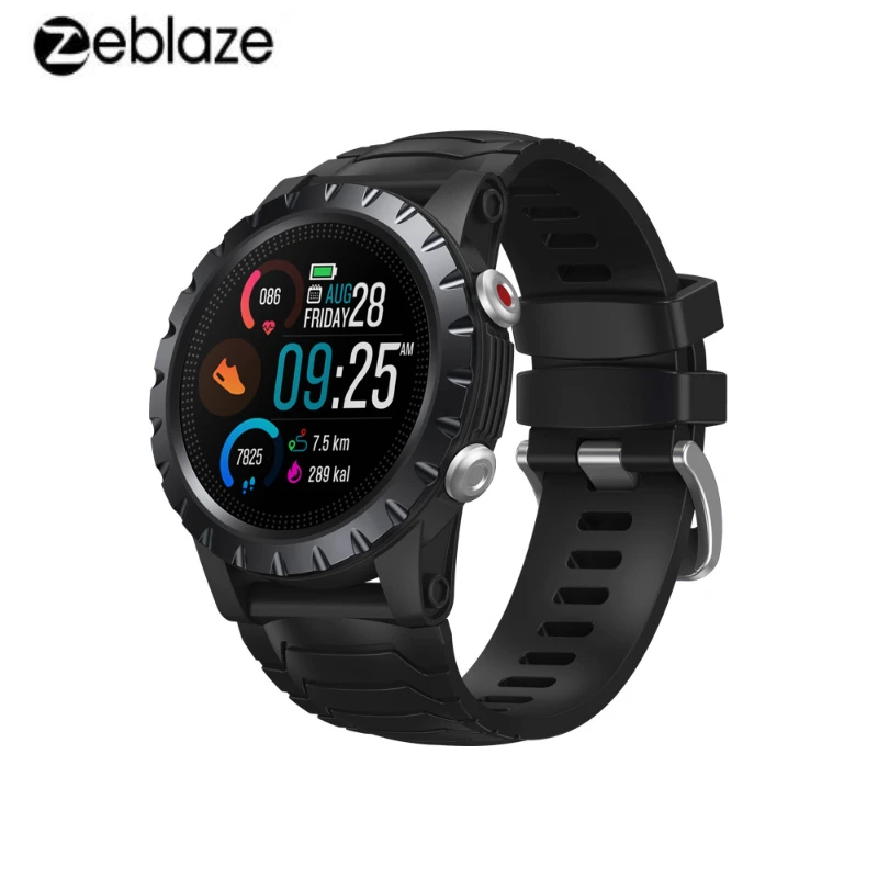 

Smart watch Zeblaze Stratos GPS Built-in Sensors Supplies Heart Stress Monitor Men watch IP68 Waterproof Smartwatch for men