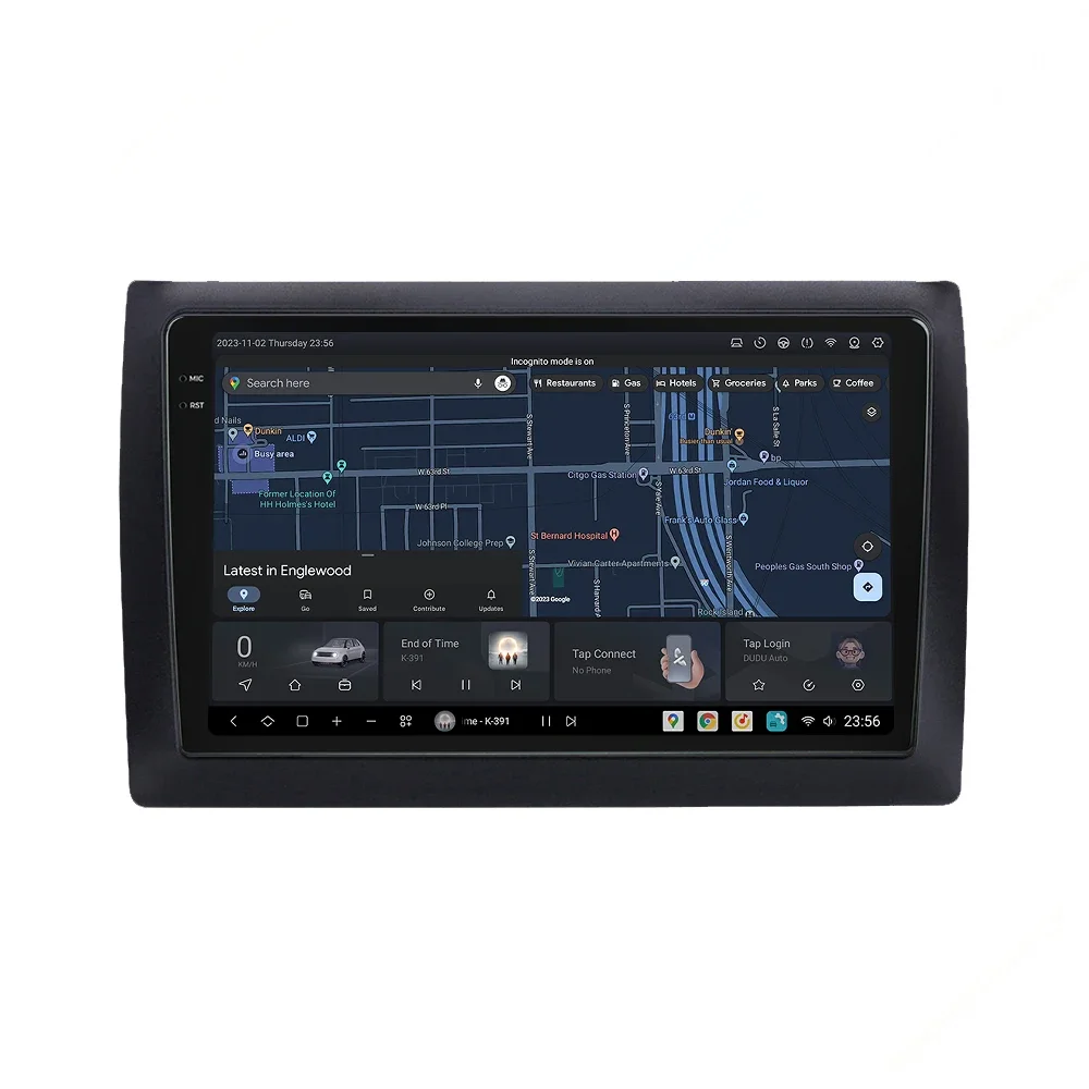 DUDUAUTO YL888 7870 android13 12 + 512 ГБ Автомобильный мультимедийный навигационный GPS для Fiat Stilo