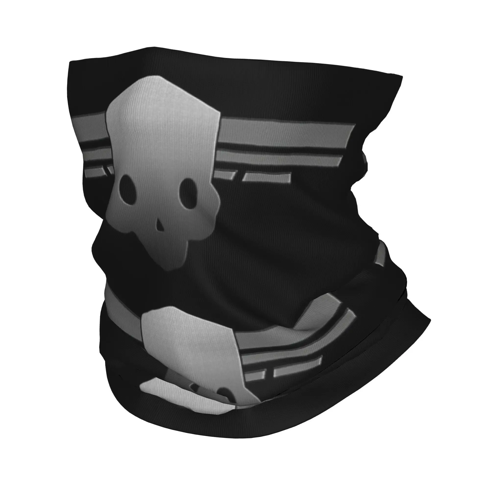Зимняя повязка на голову с рисунком черепа H-Helldivers теплая для женщин и мужчин