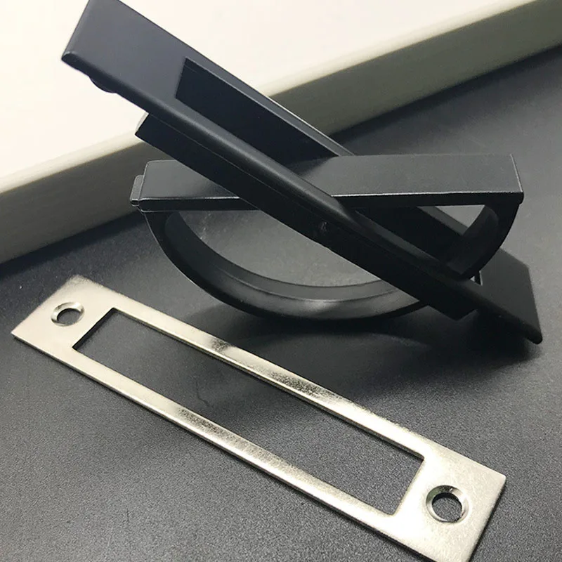

Invisible Cabinet Drawer Handle Door Knobs Furniture Recessed Pulls Concealed Sliding Handles Door Handle Invisible Handle