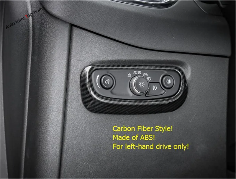 

Передняя фара автомобиля, переключатели ламп, кнопка, декоративная рамка, накладка, подходит для Chevrolet Equinox 2017-2022, аксессуары для интерьера